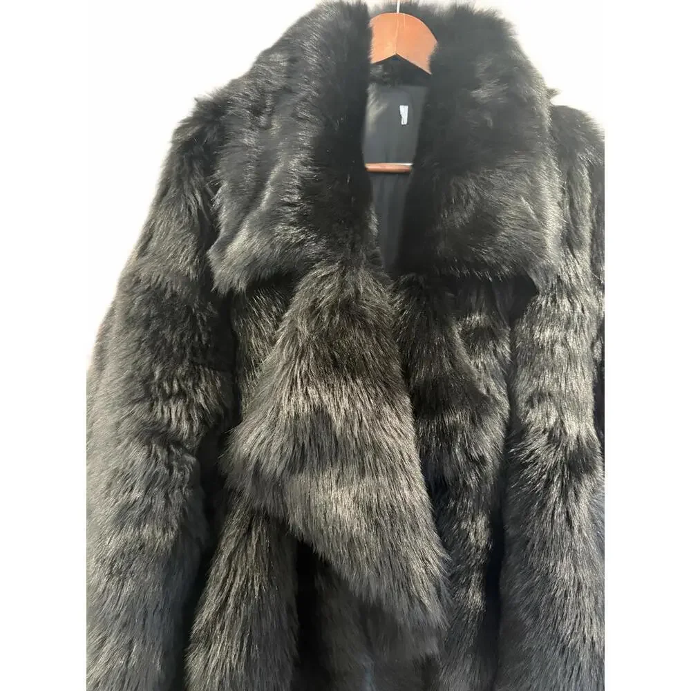 Michael Kors Collection Genuine Lamb Shearling Shawl Collar Coat NWOT